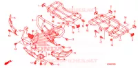 SUPPORT pour Honda FOURTRAX 500 FOREMAN 4X4 RED 2009