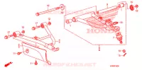 TRIANGLES AVANT pour Honda FOURTRAX 500 FOREMAN 4X4 RED 2009