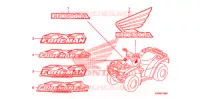 AUTOCOLLANTS pour Honda FOURTRAX 500 FOREMAN 4X4 CAMO 2011
