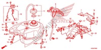 RESERVOIR A CARBURANT pour Honda FOURTRAX 500 FOREMAN 4X4 CAMO 2012