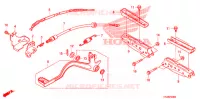 PEDALE   REPOSE PIED pour Honda FOURTRAX 500 RUBICON GPS EPS 2009