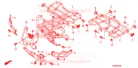 SUPPORT pour Honda FOURTRAX 500 RUBICON GPS EPS 2009
