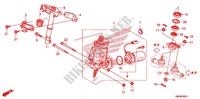 ARBRE DE DIRECTION (DIRECTION ASISTEE) (TRX500FPA) pour Honda FOURTRAX 520  RUBICON GPS EPS 2010