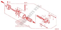 DEMARREUR pour Honda FOURTRAX 500 FOREMAN RUBICON Power Steering, CAMO 2013
