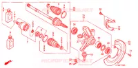 ARBRE DE ROUE  pour Honda FOURTRAX 500 FOREMAN 4X4 Electric Shift, PS, CAMO 2008