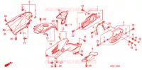 CARENAGE ARRIERE pour Honda FOURTRAX 500 FOREMAN 4X4 Electric Shift, PS, CAMO 2008