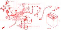 BATTERIE pour Honda FOURTRAX 500 FOREMAN ES PS, CAMO 2011