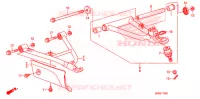 TRIANGLES AVANT pour Honda FOURTRAX 500 FOREMAN ES PS, CAMO 2011