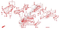 CARENAGE ARRIERE pour Honda FOURTRAX 500 FOREMAN 4X4 Power Steering, CAMO 2009