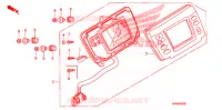 COMPTEUR pour Honda FOURTRAX 500 FOREMAN 4X4 Power Steering, CAMO 2010