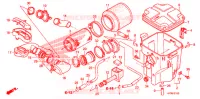 FILTRE A AIR pour Honda FOURTRAX 500 FOREMAN 4X4 Power Steering 2010