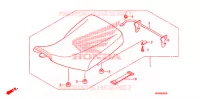 SELLE pour Honda FOURTRAX 500 FOREMAN 4X4 Power Steering 2010