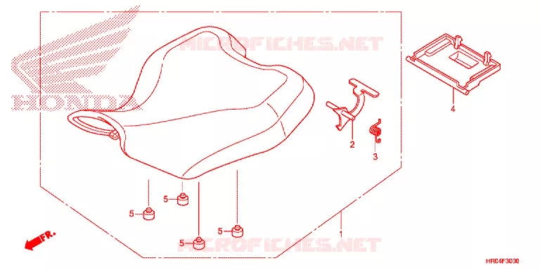 SELLE Honda ATV 500 FOURTRAX 2012  TRX500FPMC