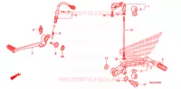 PEDALE pour Honda VFR 1200 F 2010