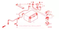 BATTERIE pour Honda VFR 1200 DCT 2010