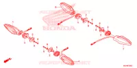 CLIGNOTANT pour Honda CROSSTOURER 1200 DCT ABS RED 2016