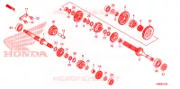 BOITE DE VITESSES pour Honda TRX 250 FOURTRAX RECON Electric Shift 2010