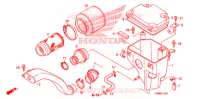 FILTRE A AIR pour Honda TRX 250 FOURTRAX RECON Electric Shift 2010