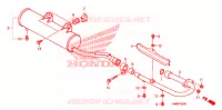 SILENCIEUX D'ECHAPPEMENT pour Honda TRX 250 FOURTRAX RECON Electric Shift 2010