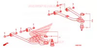 TRIANGLES AVANT pour Honda TRX 250 FOURTRAX RECON Electric Shift 2010