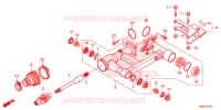BRAS OSCILLANT pour Honda TRX 250 FOURTRAX RECON Standard 2017