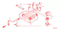 BATTERIE pour Honda VFR 1200 F 2016
