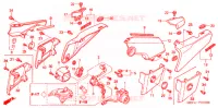 COUVERCLES LATERAUX pour Honda RUNE 1800 VALKYRIE EA 2005