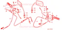 COMMODOS   POIGNEES pour Honda SA 50 ELITE SR 2001