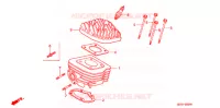 CYLINDRE pour Honda SA 50 ELITE SR 2001