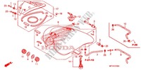 RESERVOIR A CARBURANT pour Honda VT 1300 STATELINE ABS 2011