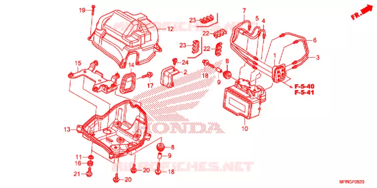 MODULATEUR ABS Honda MOTO 1300 VT 2016  VT1300CRAG