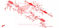 REPOSE PIED (VT1300CR/CRA,VT1300CS/CSA) pour Honda VT 1300 SABRE ABS 2011