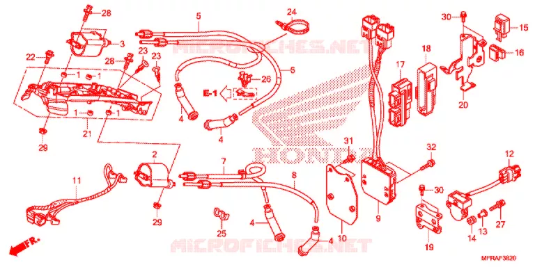 BOBINE D'ALLUMAGE - BOITIER CDI Honda MOTO 1300 VT 2013  VT1300CSAD