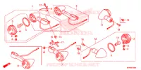 CLIGNOTANT pour Honda VT 1300 INTERSTATE 2013