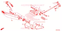 PEDALE pour Honda VT 1300 C FURY ABS 2016