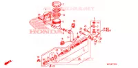 MAITRE CYLINDRE DE FREIN ARRIERE pour Honda VT 1300 C FURY 2012