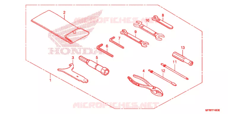 OUTIL Honda MOTO 1300 VT 2015  VT1300CXF