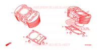CYLINDRE pour Honda SHADOW VT 750 SPIRIT 2008