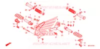 REPOSE PIED pour Honda SHADOW VT 750 SPIRIT 2008