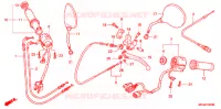 COMMODOS   POIGNEES pour Honda SHADOW VT 750 AERO 2005