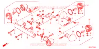 CLIGNOTANT pour Honda SHADOW VT 750 AERO Hamatsu factory 2006
