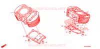 CYLINDRE pour Honda SHADOW VT 750 AERO 2008