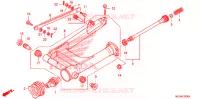 BRAS OSCILLANT pour Honda SHADOW VT 750 AERO 2009