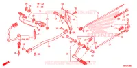 PEDALE (VT750C/CA/C2/C2B/C2F/CS/C2S) pour Honda SHADOW VT 750 AERO ABS GRAY 2013