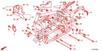 CADRE pour Honda SHADOW VT 750 AERO ABS GRAY 2014