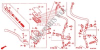 MAITRE CYLINDRE DE FREIN AVANT (VT750C/CA/C2/C2F/C2B) pour Honda SHADOW VT 750 AERO ABS GRAY 2014