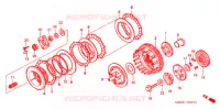 EMBRAYAGE pour Honda SHADOW VT 750 DELUXE ACE Candy Orange/Orange Motif paint scheme 2003