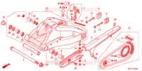 BRAS OSCILLANT pour Honda CBR 1000 ABS RED 2017