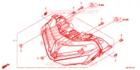 PHARE pour Honda CBR 1000 ABS RED 2017