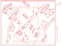 KIT FIXATION VALISES pour Honda NC 750 S ABS 2017